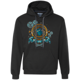 TURN THE TIME TWIST THE SPACE Premium Fleece Hoodie