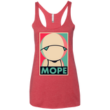 Mope Around Women's Triblend Racerback Tank