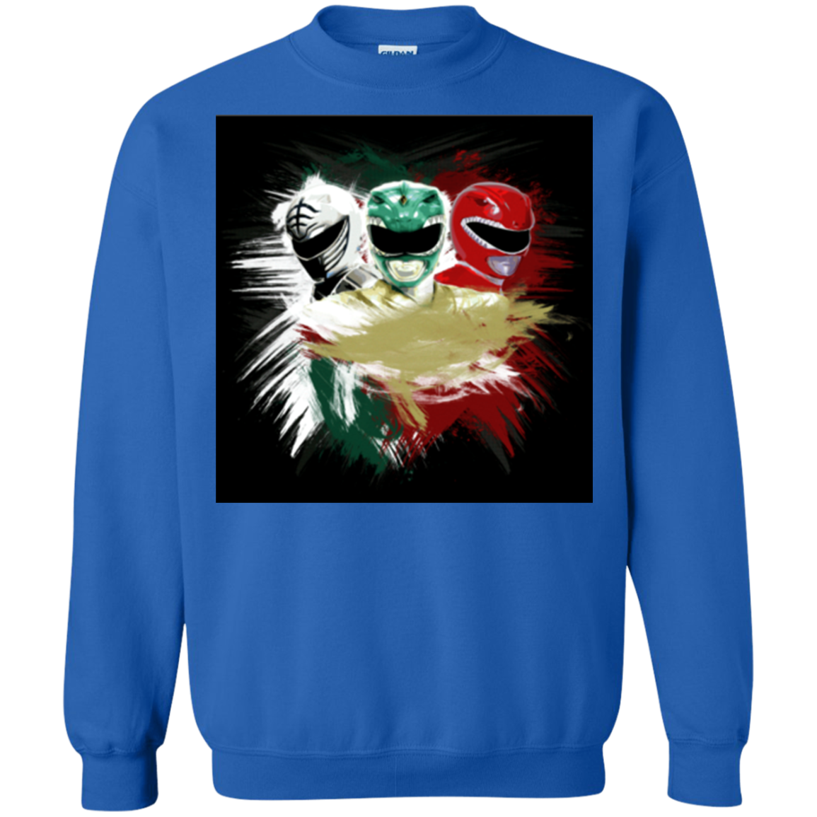 White Green Red Crewneck Sweatshirt