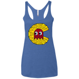 Poly Pac Man Women's Triblend Racerback Tank