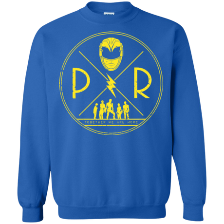 Yellow Power Crewneck Sweatshirt