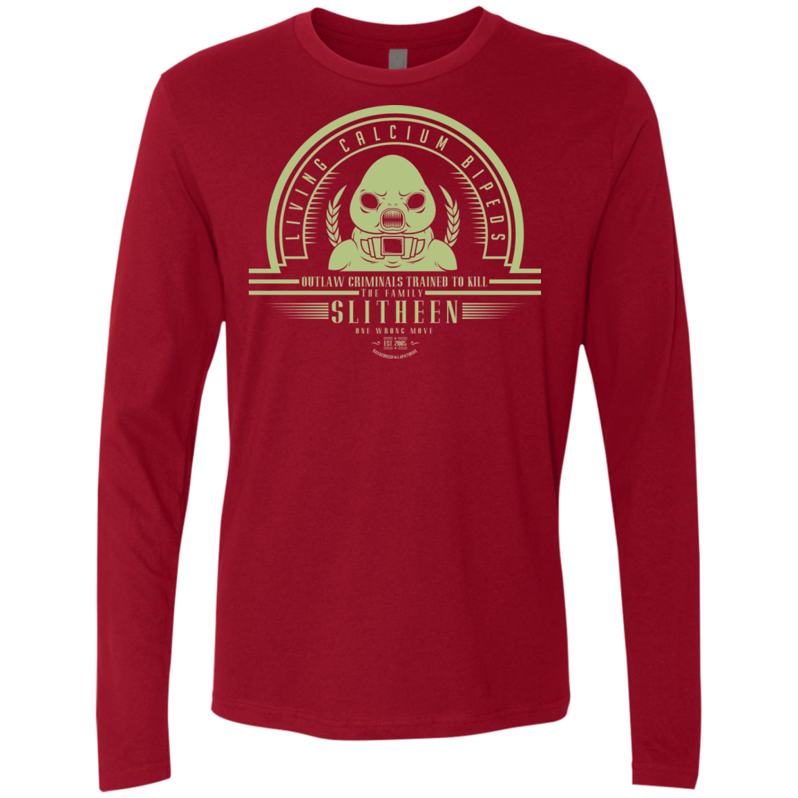 Who Villains Slitheen Men's Premium Long Sleeve