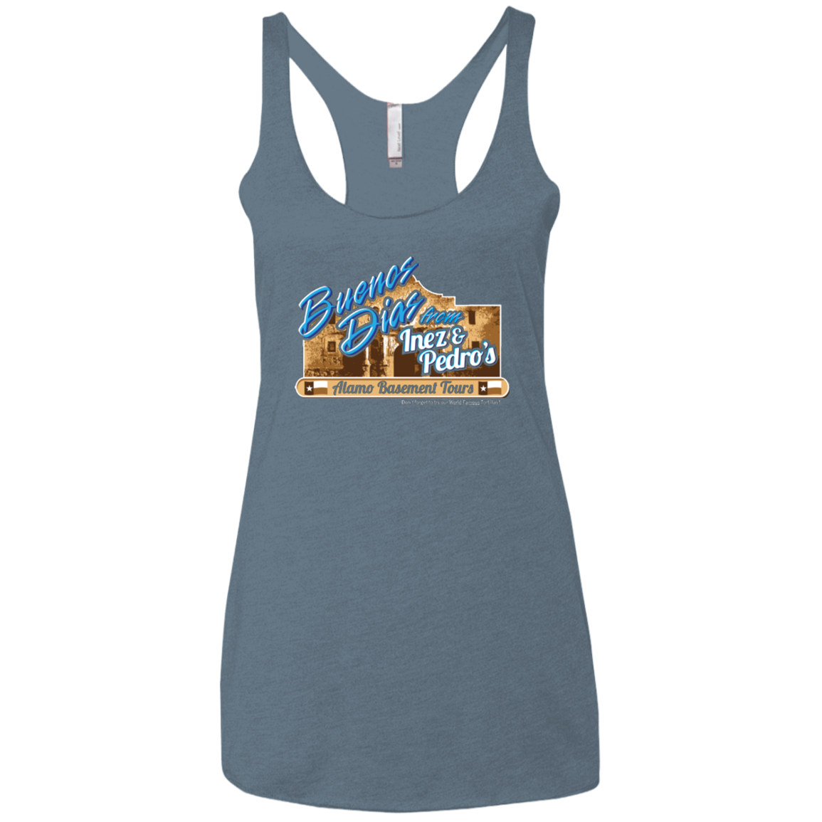Alamo Basement Women's Triblend Racerback Tank