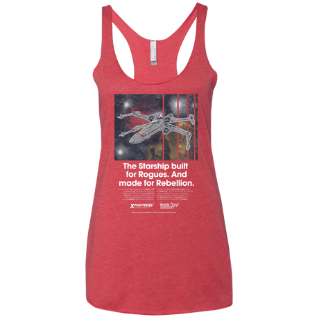 X-Fighter Women's Triblend Racerback Tank