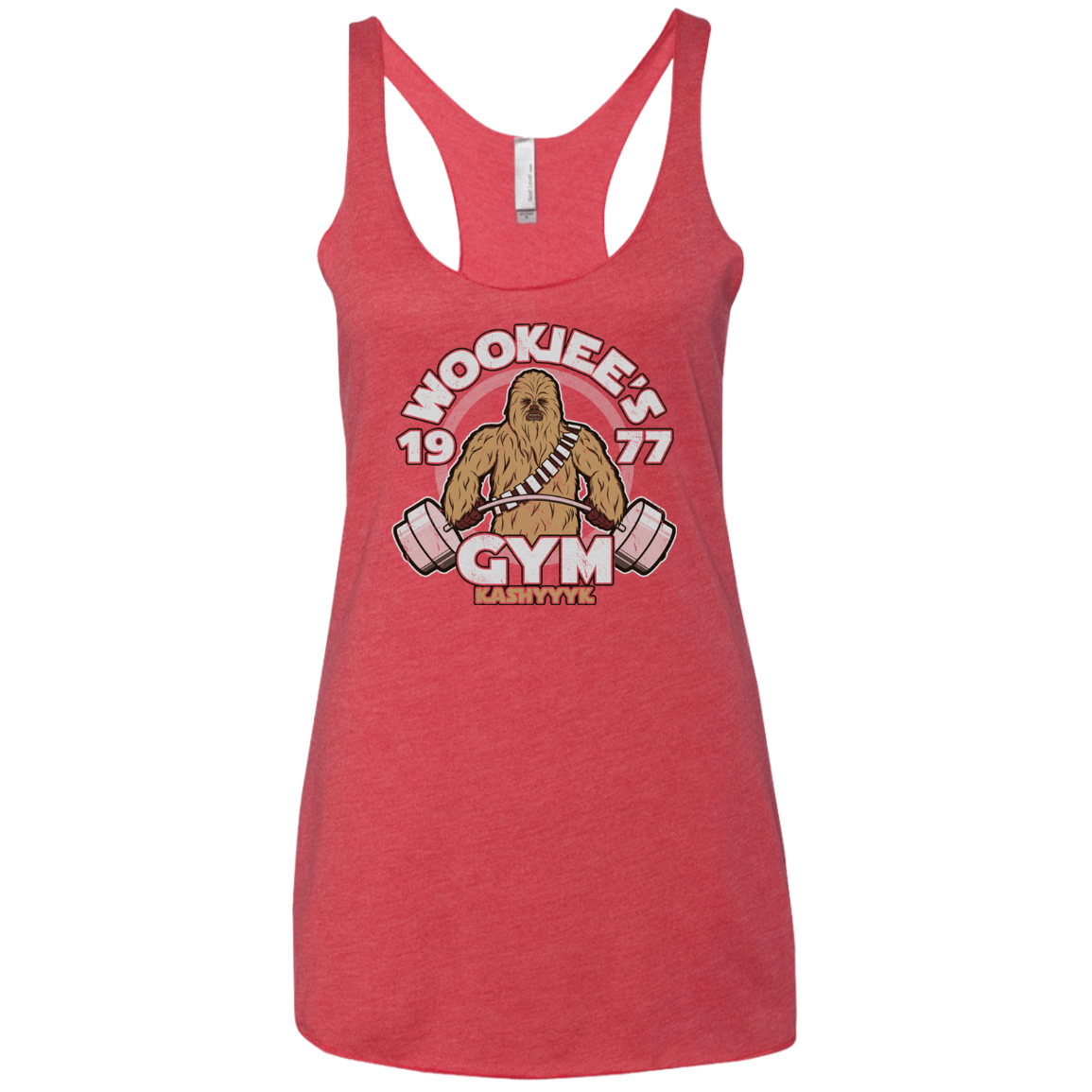 Kashyyyk Gym Women's Triblend Racerback Tank