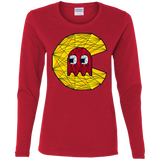 Poly Pac Man Women's Long Sleeve T-Shirt