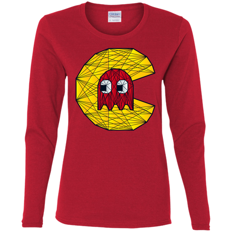 Poly Pac Man Women's Long Sleeve T-Shirt