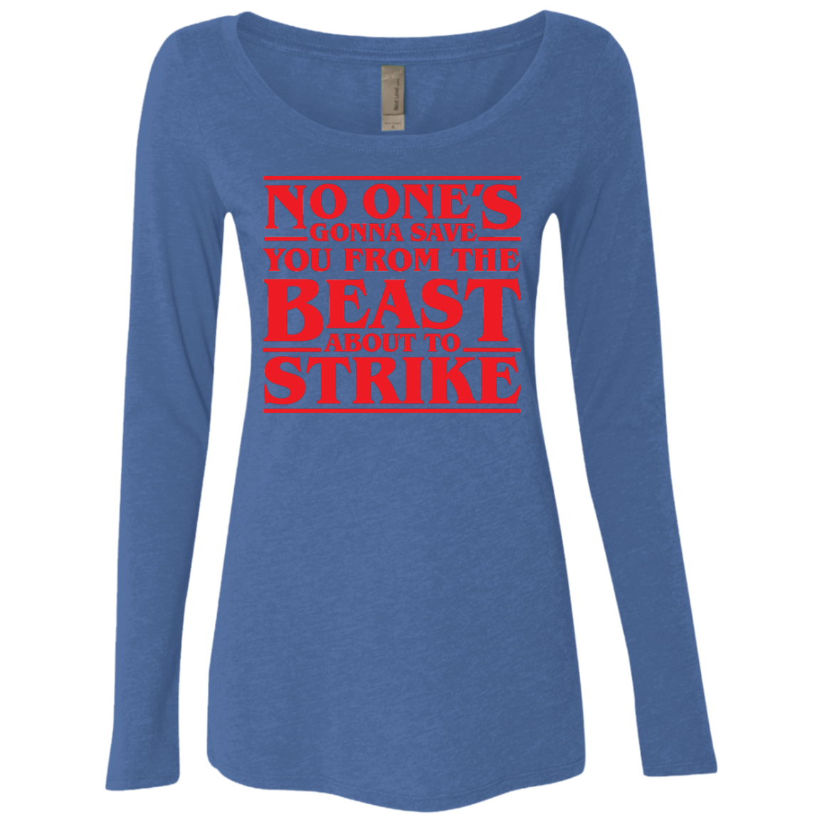 The Beast Women's Triblend Long Sleeve Shirt