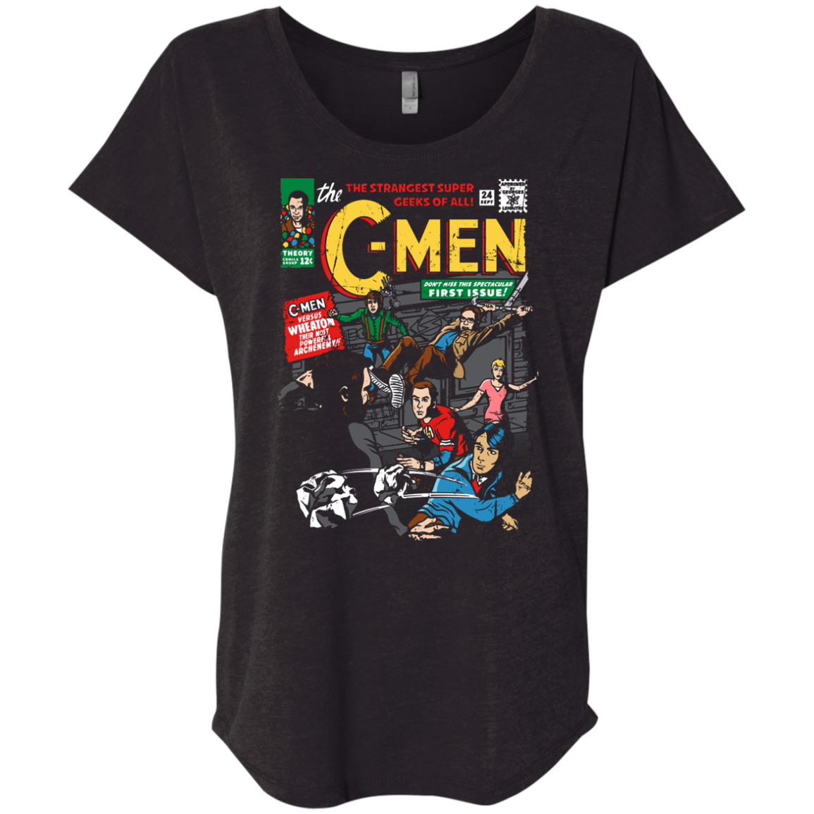 C-Men Triblend Dolman Sleeve