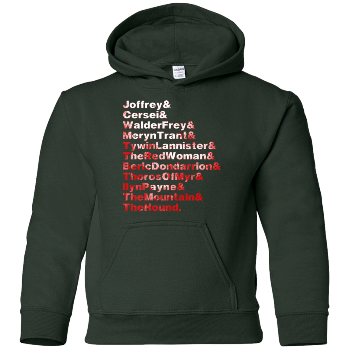 Aryas Kill List Youth Hoodie