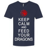Feed dragons Men's Premium V-Neck