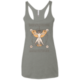 Vitruvian Aang (1) Women's Triblend Racerback Tank