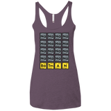 Batmanium Women's Triblend Racerback Tank