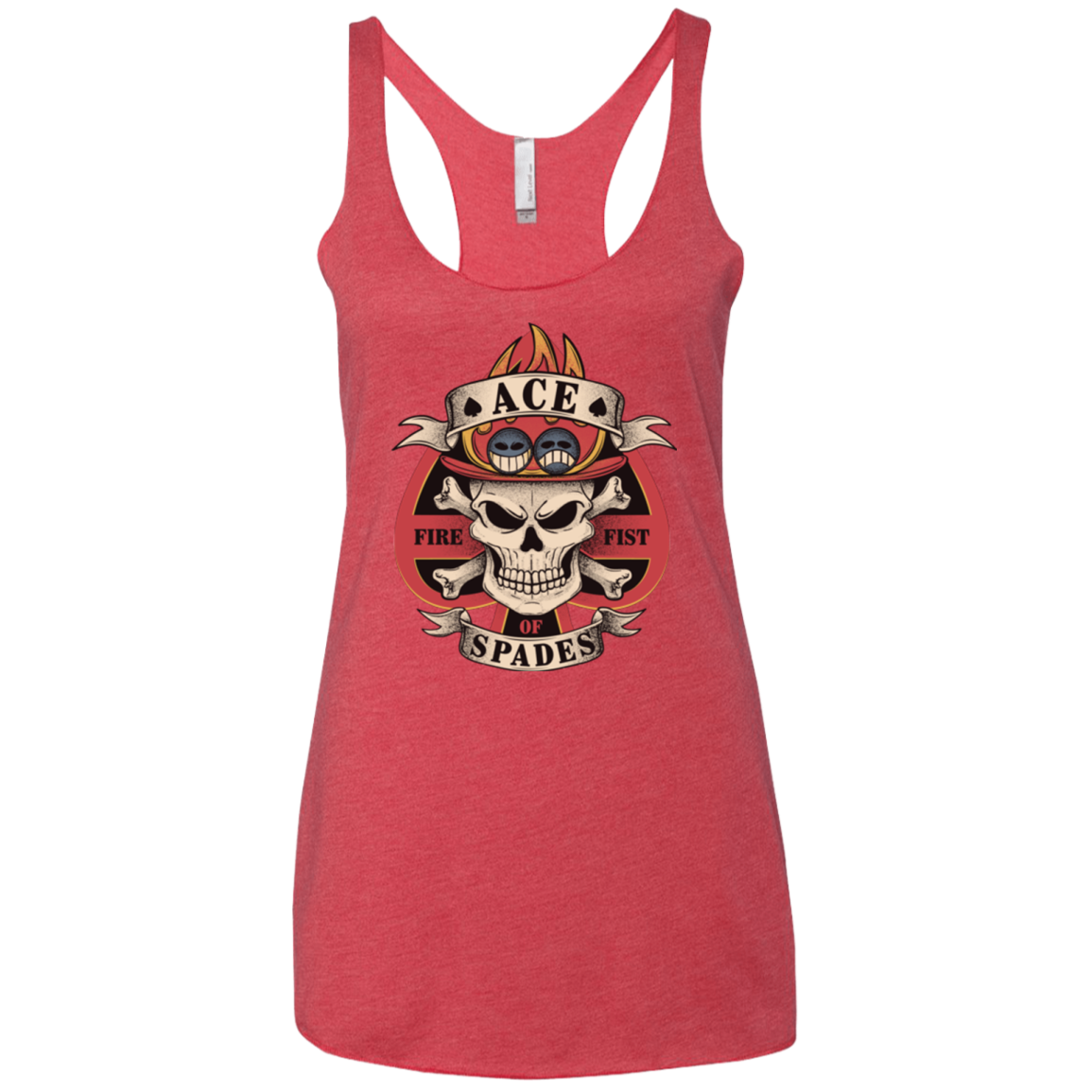 Ace of Spades Women's Triblend Racerback Tank