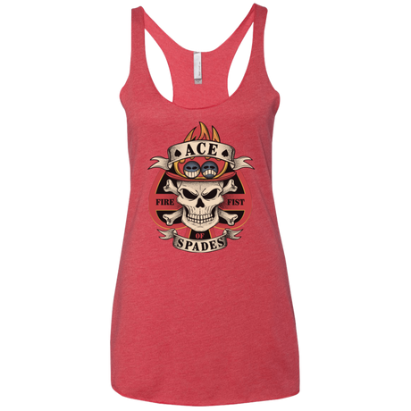 Ace of Spades Women's Triblend Racerback Tank