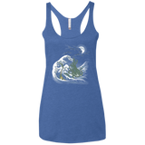 Wave Of R'lyeh Women's Triblend Racerback Tank