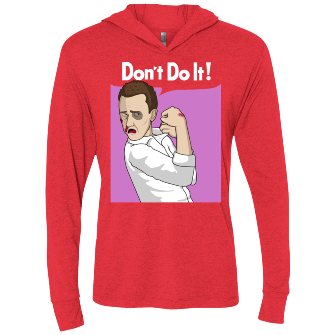 Tyler Triblend Long Sleeve Hoodie Tee