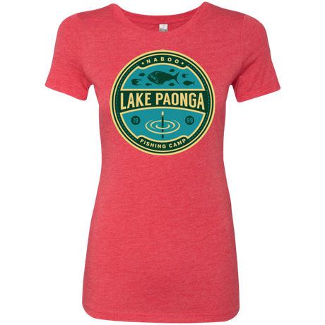 Lake Paonga Fishing Camp Women's Triblend T-Shirt