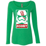 Disobey Women's Triblend Long Sleeve Shirt