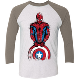 The Spider is Coming Men's Triblend 3/4 Sleeve