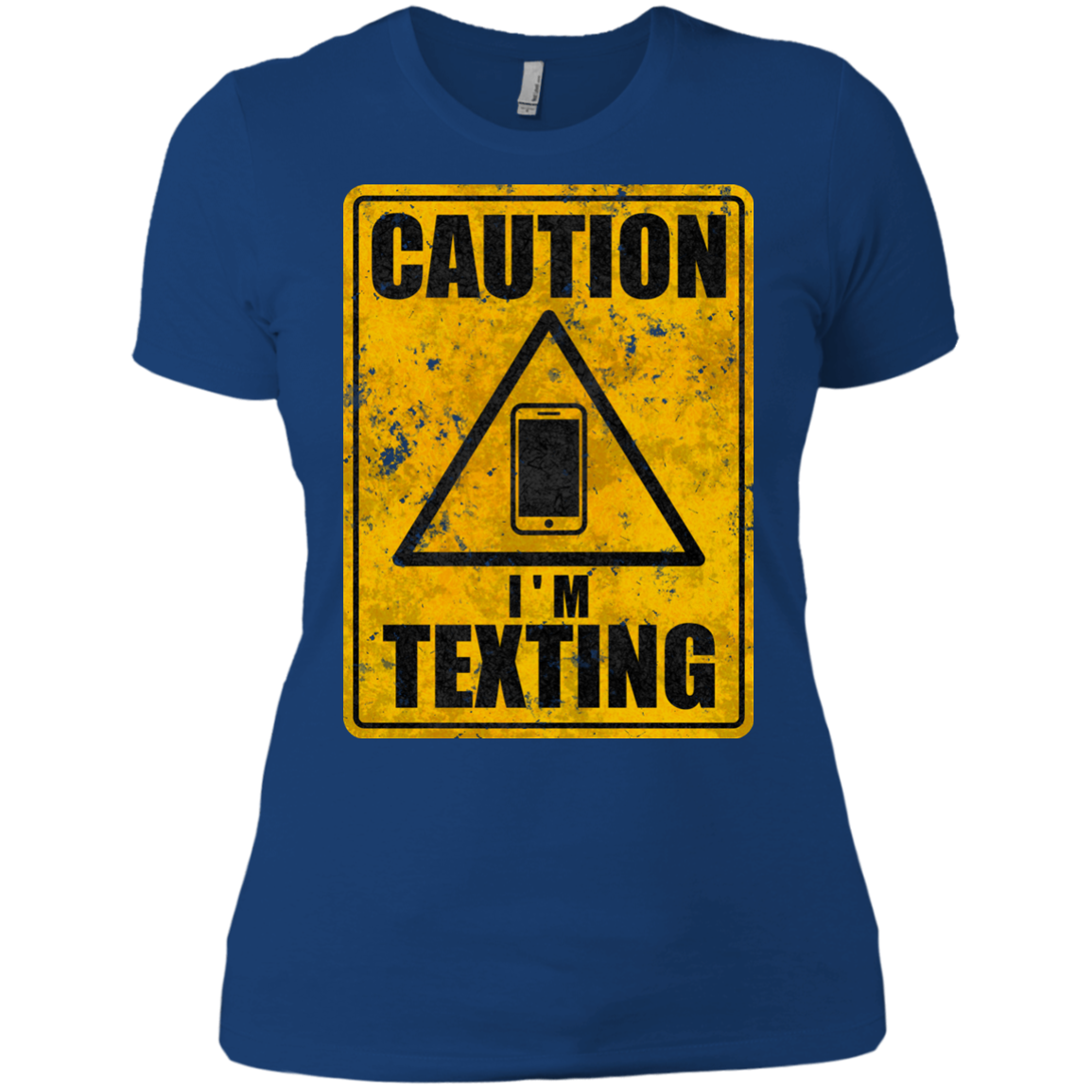 Caution I'm Texting Women's Premium T-Shirt
