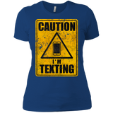 Caution I'm Texting Women's Premium T-Shirt