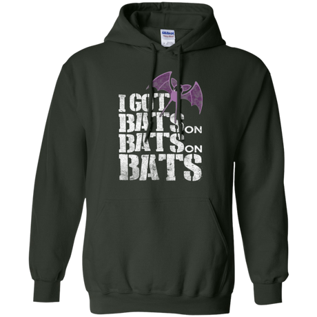 Bats on Bats on Bats Pullover Hoodie