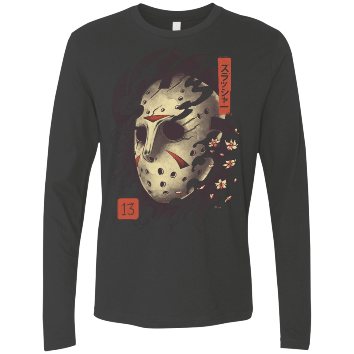 Oni Jason Mask Men's Premium Long Sleeve