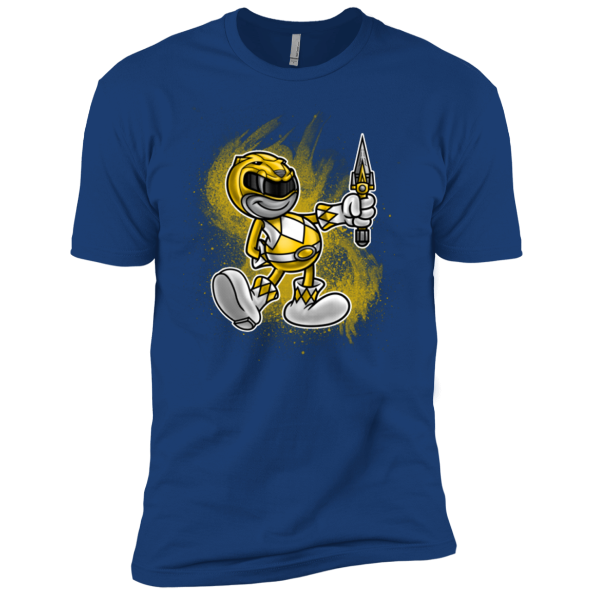 Yellow Ranger Artwork Boys Premium T-Shirt