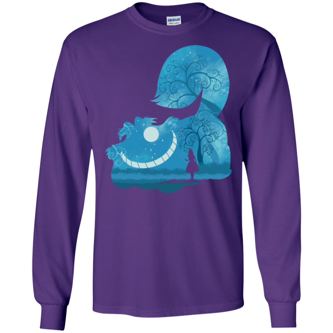 Cheshire Portrait Men's Long Sleeve T-Shirt