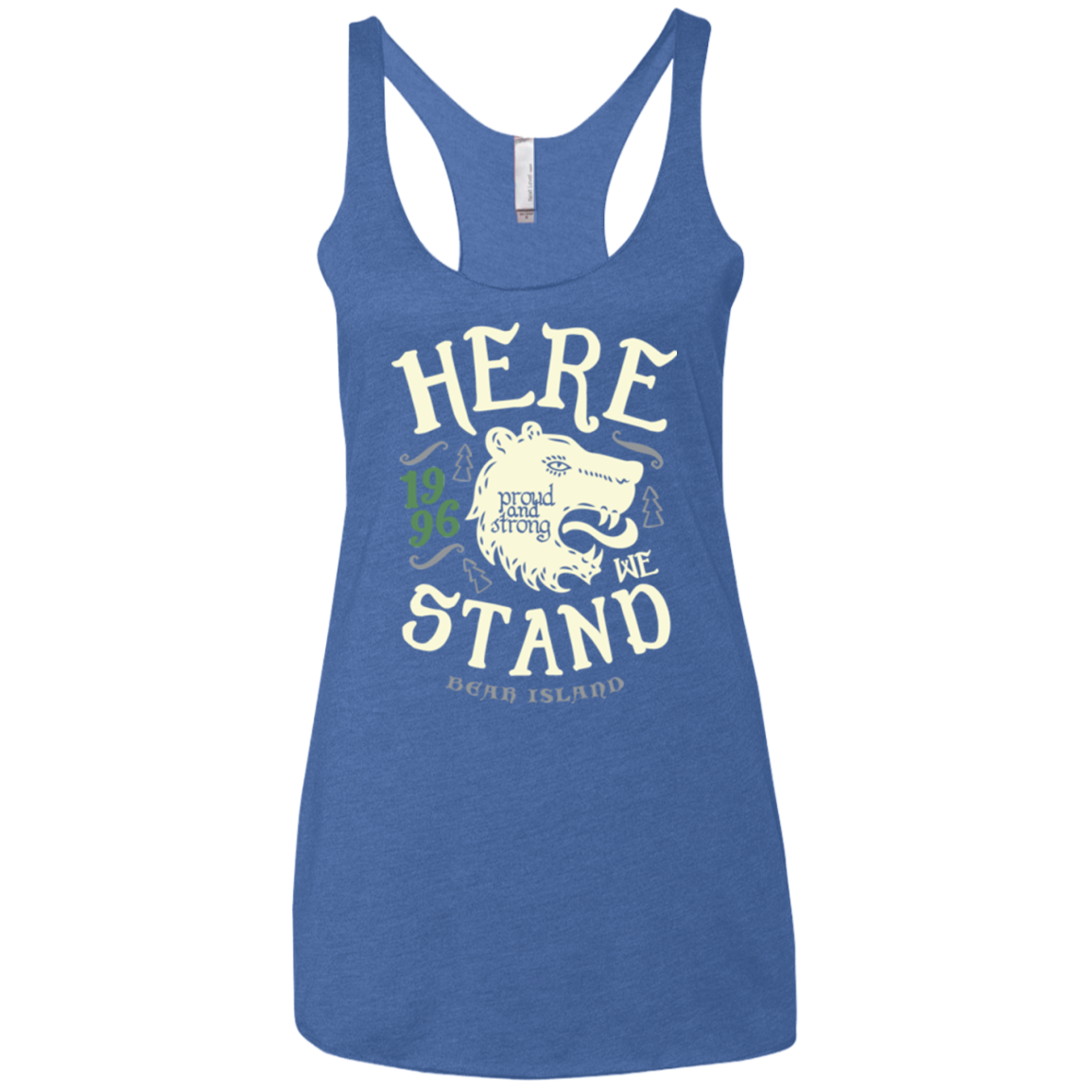 House of Proud Women's Triblend Racerback Tank