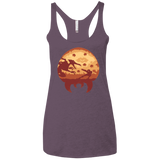 Escape from Zebes Women's Triblend Racerback Tank