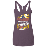Attack on Sesame Street Women's Triblend Racerback Tank