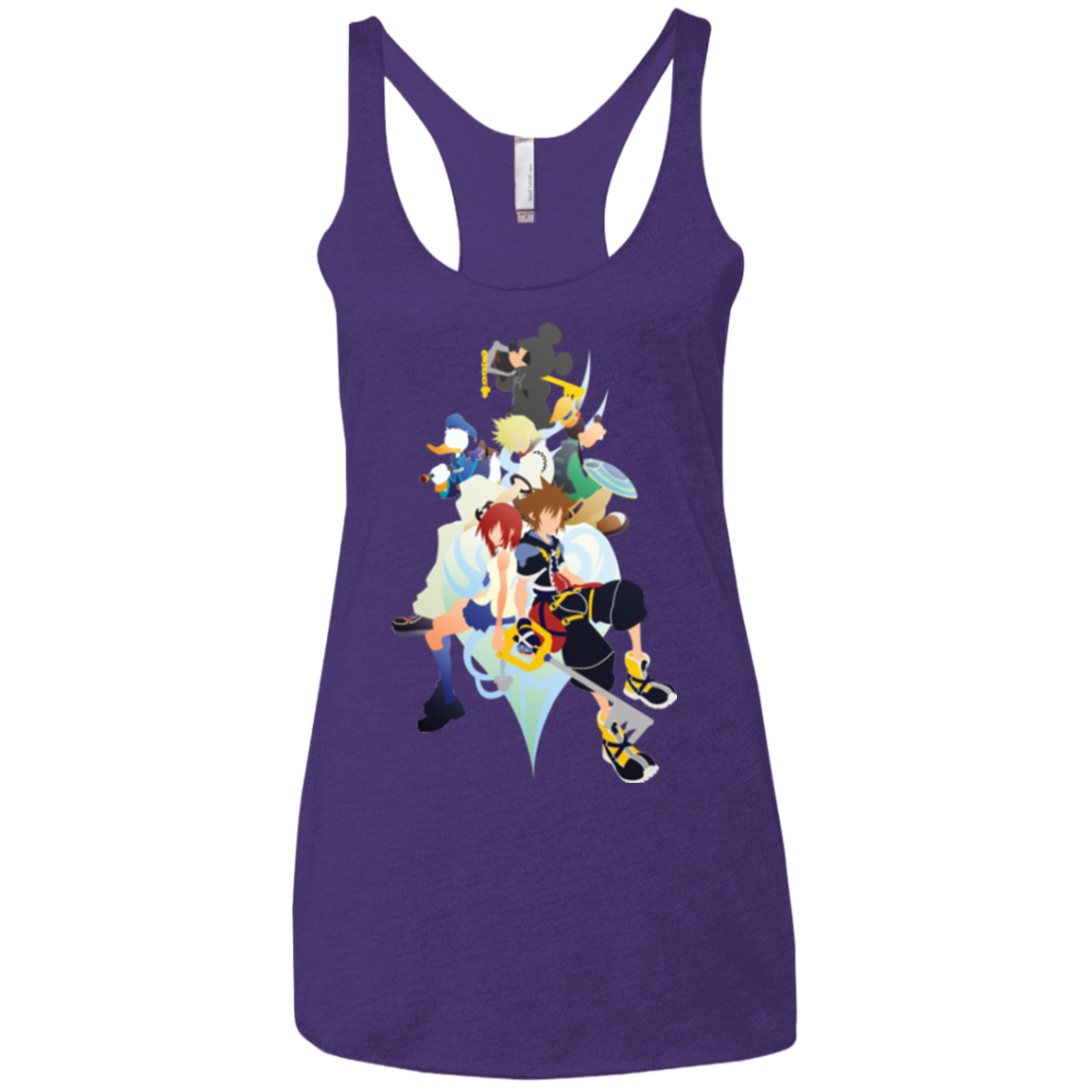 Kingdom Hearts Women's Triblend Racerback Tank