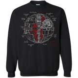 Death Star Plan Crewneck Sweatshirt