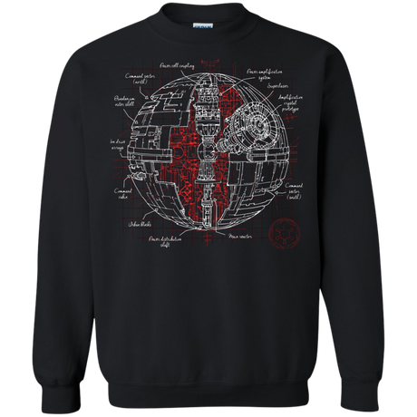 Death Star Plan Crewneck Sweatshirt