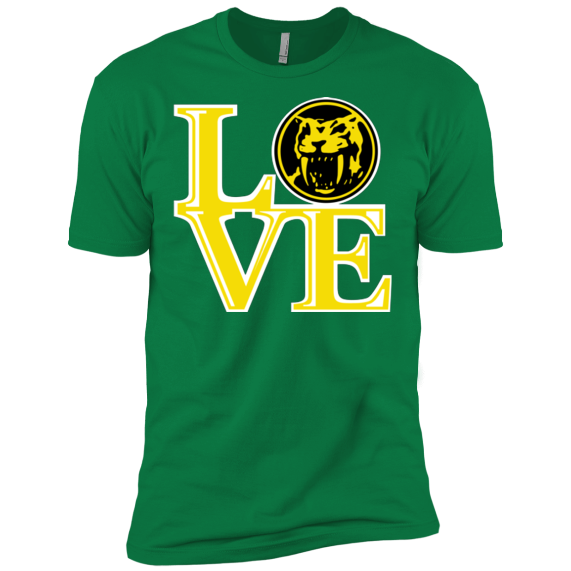 Yellow Ranger LOVE Men's Premium T-Shirt