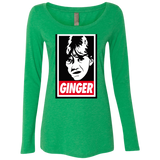 GINGER Women's Triblend Long Sleeve Shirt