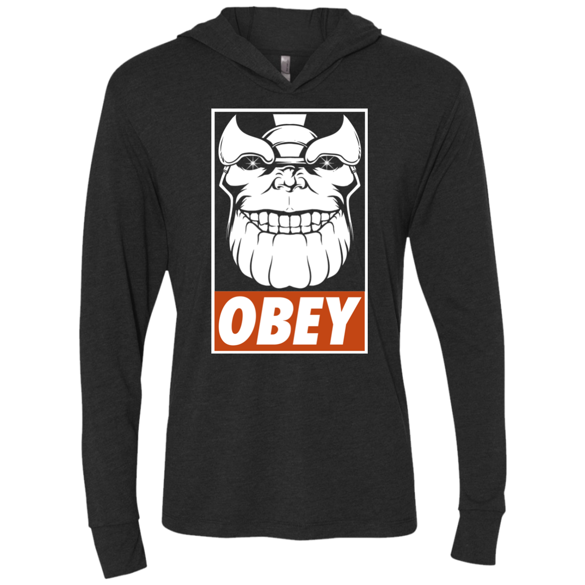 Obey the Titan Triblend Long Sleeve Hoodie Tee