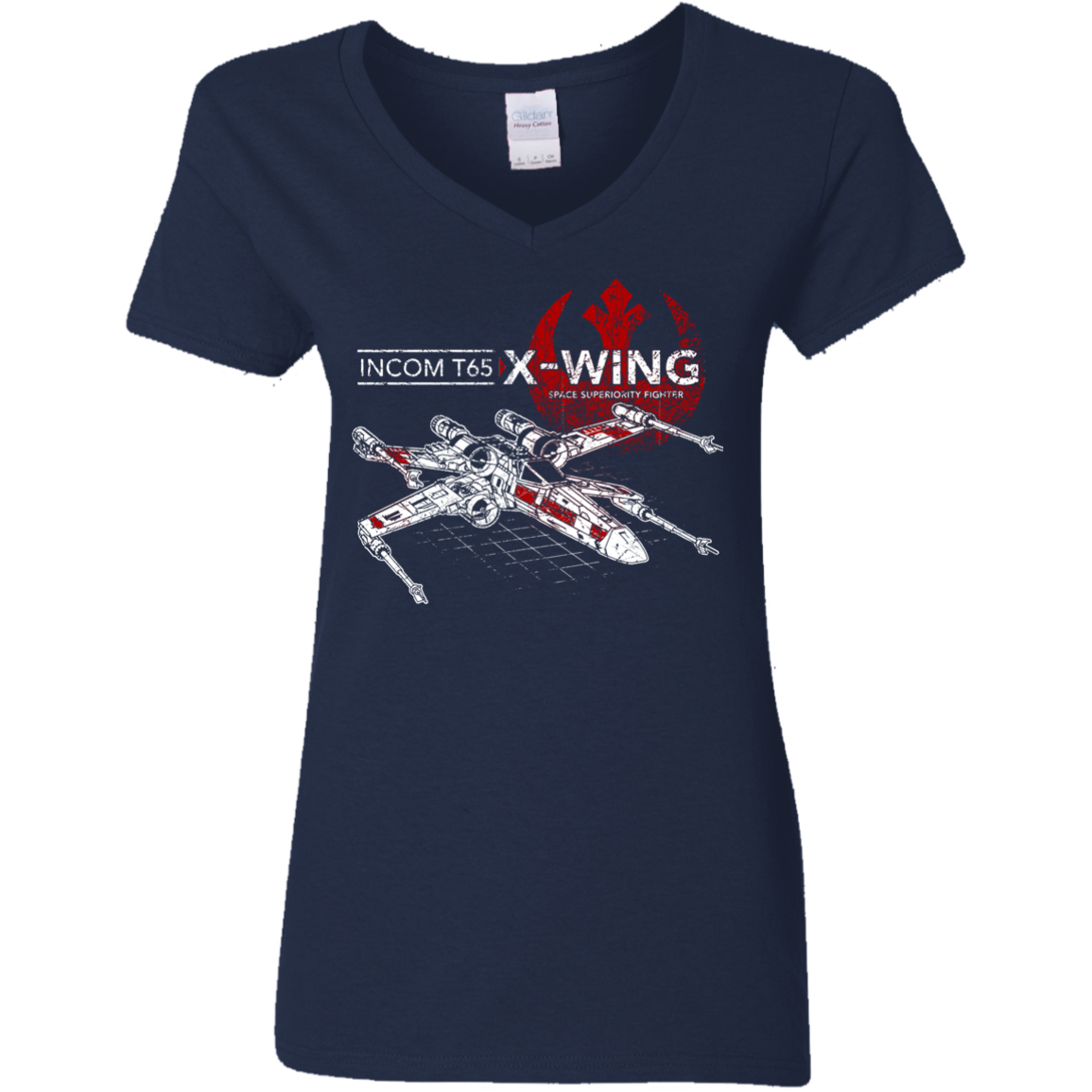 T-65 X-Wing Women's V-Neck T-Shirt