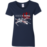 T-65 X-Wing Women's V-Neck T-Shirt