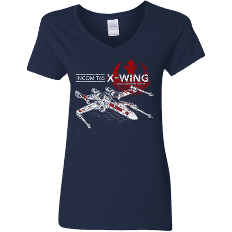 T-65 X-Wing Women's V-Neck T-Shirt