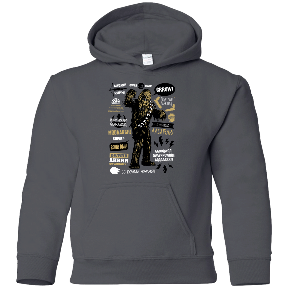 Wookie Famous Quotes Youth Hoodie