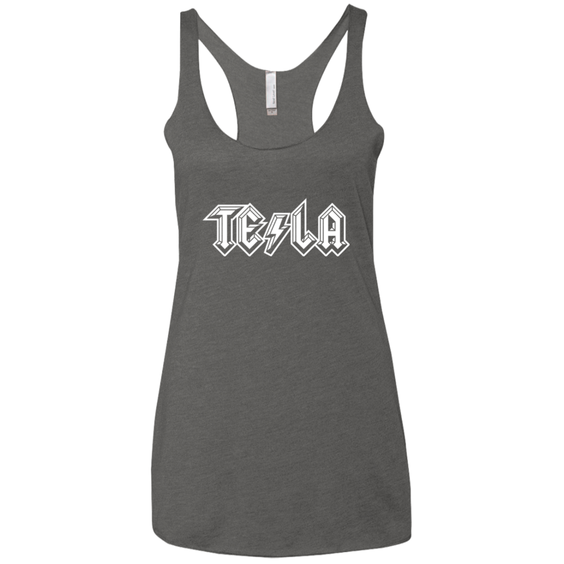 TESLA Women's Triblend Racerback Tank