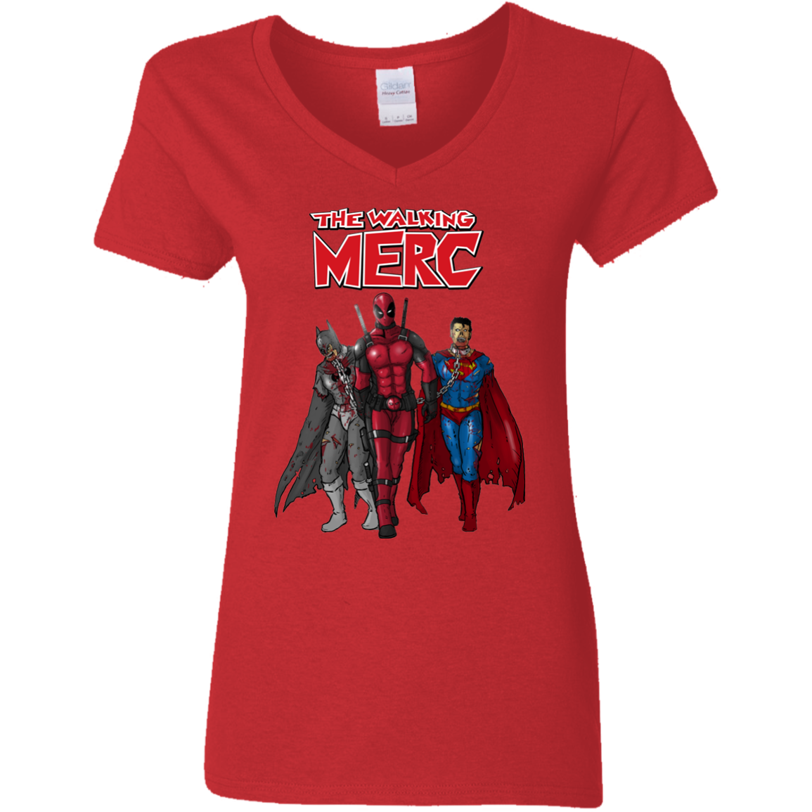 The Walking Merc Women's V-Neck T-Shirt