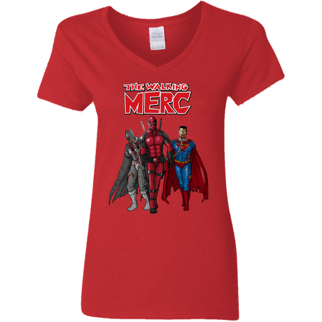 The Walking Merc Women's V-Neck T-Shirt