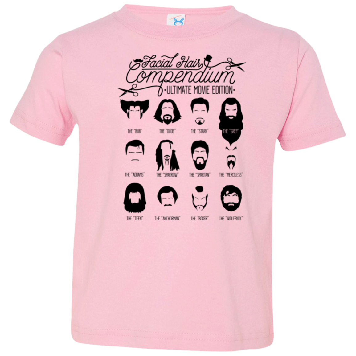 The Movie Facial Hair Compendium Toddler Premium T-Shirt