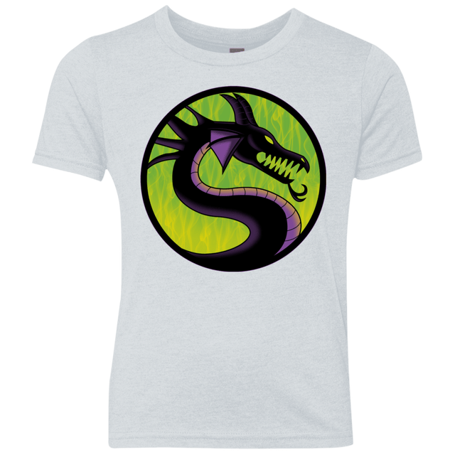 T-Shirts Heather White / YXS Cursed Kombat Youth Triblend T-Shirt
