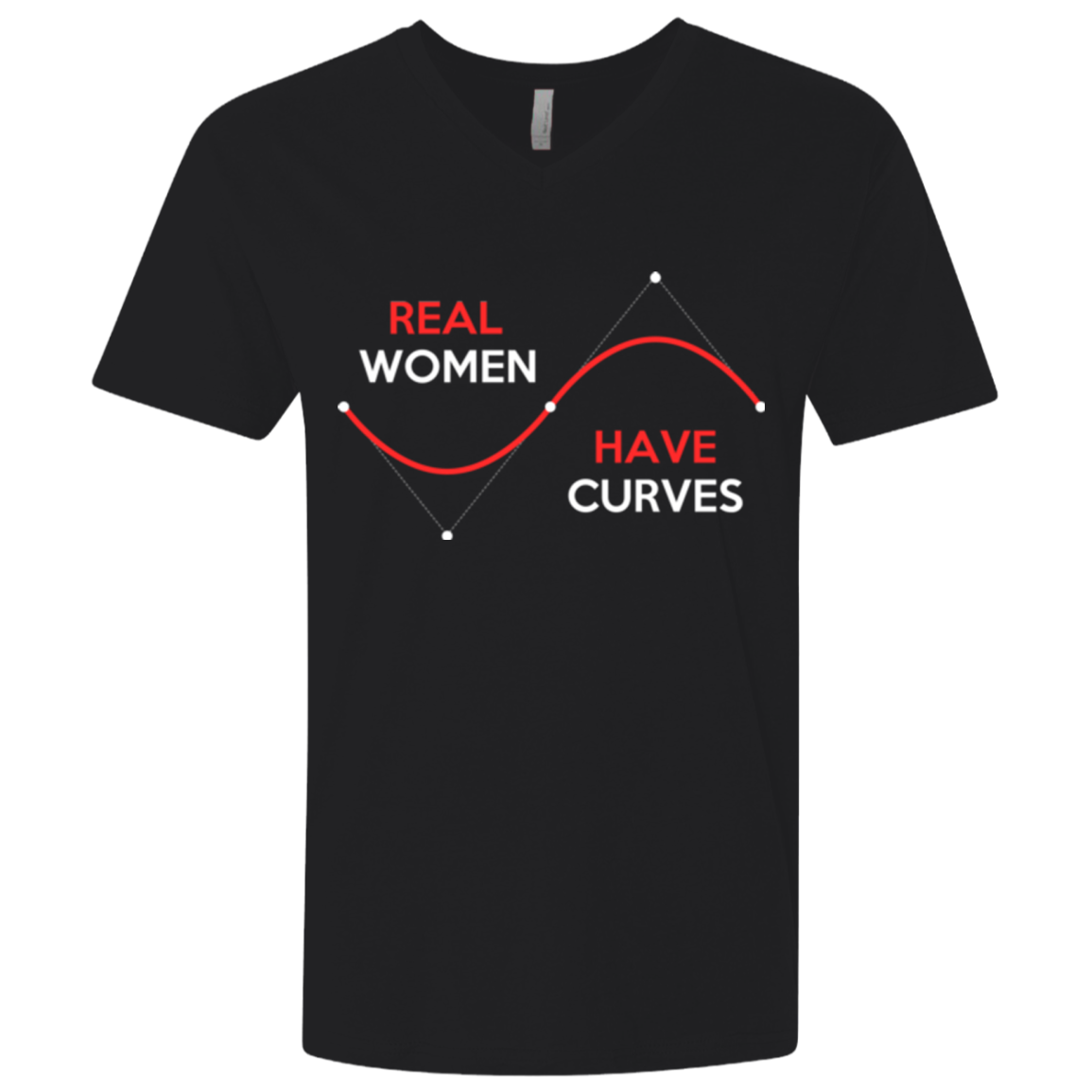 Real Women Men's Premium V-Neck