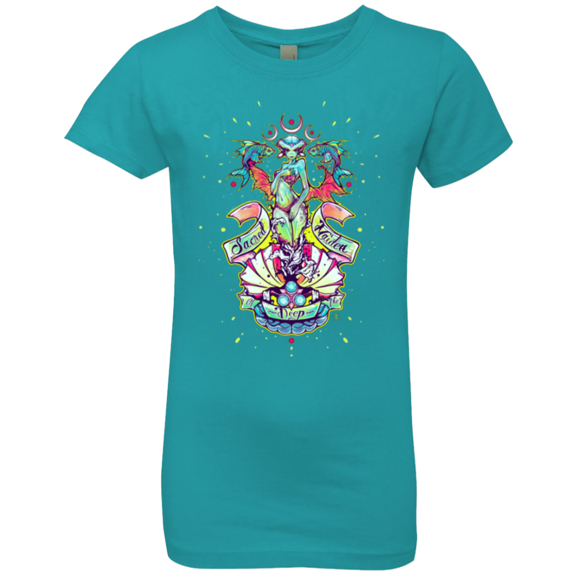 Sacred Maiden of the Deep Girls Premium T-Shirt